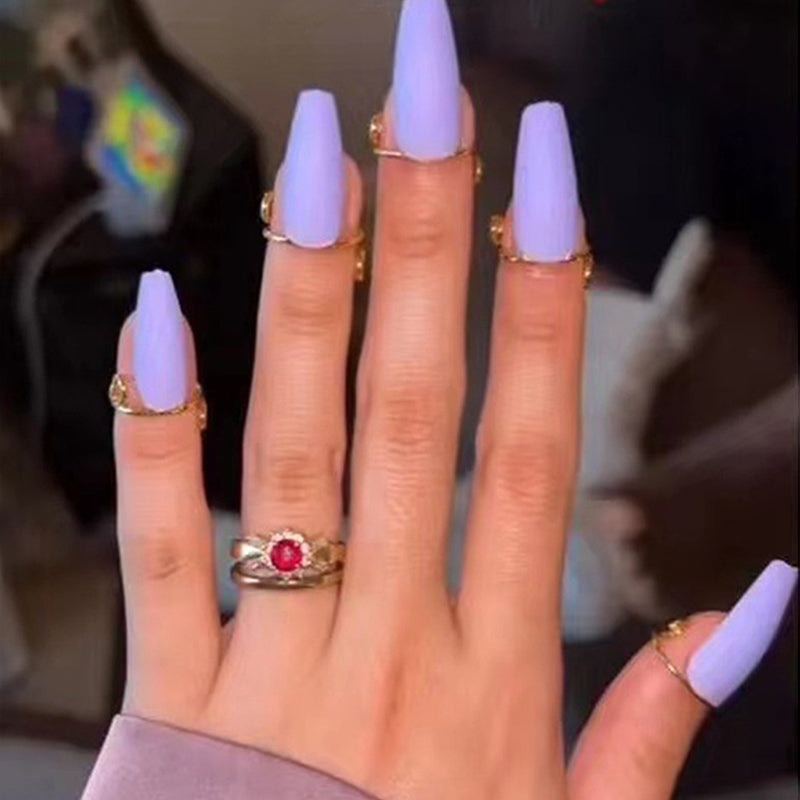 Golden Elegance Midi Ring Set