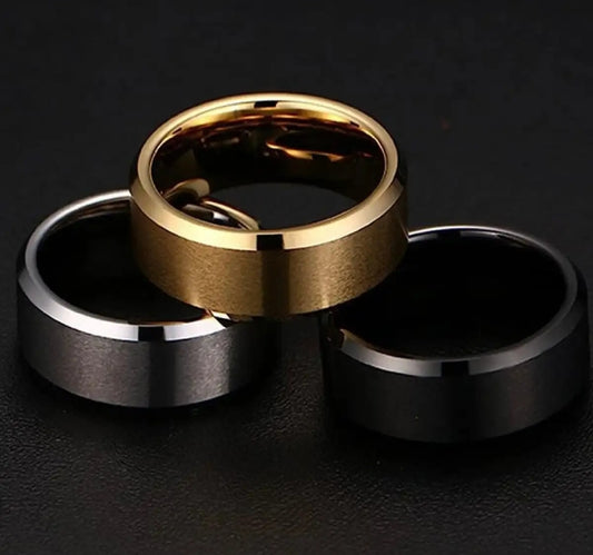 Titanium Luxe Band Set – Gold, Black & Silver