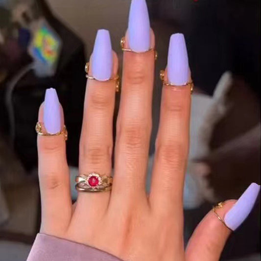 Golden Elegance Midi Ring Set