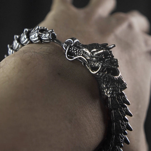 Frostfire Dragon Bracelet